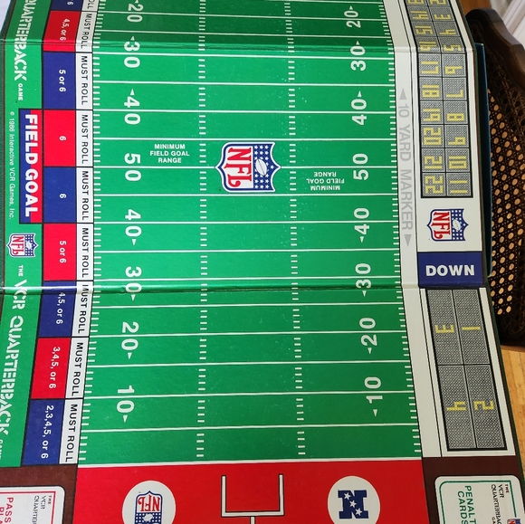 VINTAGE 1986 NFL THE VCR QUARTERBACK GAME COMPLETE *NEVER PLAYED WITH* - Picture 5 of 7